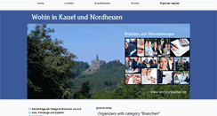 Desktop Screenshot of branchen.wohininkassel.de